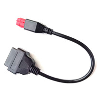 Câble OBD2 Linkyou pour motos, adaptateur 6PIN vers 16PIN avec interface USB, outils de diagnostic, tension 12V, garantie 1 an