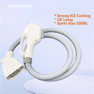 Poignée laser IPL, refroidissement par eau, lampe britannique, 420-690 nm, filtre OEM, 1M tirs, épilation, soie rouge, 1,3 kg, garantie 2 ans - Product Image 4