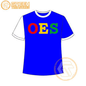 T-shirt Ordre de l'étoile de l'Est en gros Vêtements en jersey de coton T-shirt OES respirant de haute qualité Vêtements grecs pour femmes - Product Image 6