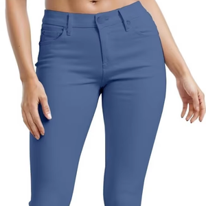 ULTRA STRETCH <b>WOMEN'S</b> SKINNY LEG WORK PANTS COMFY CASUAL <b>TROUSERS</b> CUSTOM LOGO DIRECT FACTORY WHOLESALE NEW ARRIVAL - Product Image 1