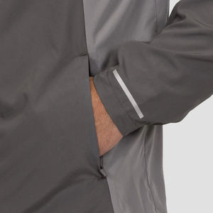 Dernier modèle de survêtement en coton blanc avec logo personnalisé pour hommes, ensemble de pantalons de survêtement à capuche zippés et courts pour hommes - Product Image 2