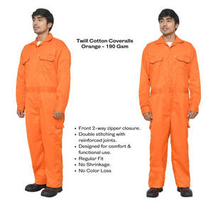 บริการ OEM ชุดคลุมป้องกันส่วนบุคคลชุดเด็กันเดียกยีนส์ผ้าฝ้ายทำจากแบรนด์แท้เครื่องแบบทำงาน - Product Image 3