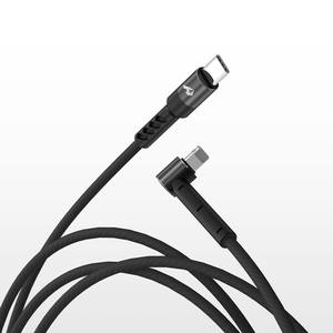 Câble en cuivre pur PD35W 6A à charge rapide 2M avec câble USB en matériau de tissage CB-305CL NEGRO POUR IPHONE - Product Image 2