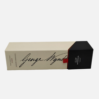 Boîte à vin de luxe personnalisée avec fermeture magnétique, emballage cadeau pour champagne, avec insert en mousse