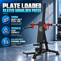 Machine à presser les épaules assise à charge libre BN Factory pour l'entraînement des deltoïdes en salle de sport commerciale