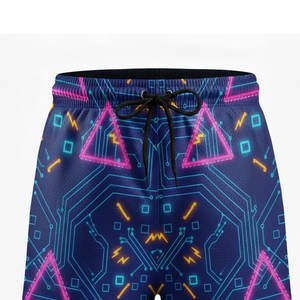 Shorts en mesh pour hommes imprimés sur mesure, logo d'équipe sublimé, vêtements de sport performants pour les équipes de club et les tournois - Product Image 6