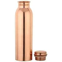 Meilleure vente 1000ml bouteille en cuivre martelé ayurvédique de qualité supérieure bouteille en cuivre de conception taillée en diamant pour une vie saine