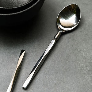 Ensemble de couverts en acier inoxydable royal ensemble de couverts en argent de luxe dîner déjeuner cuillères fourchette couteau ensemble de couverts en acier inoxydable - Product Image 3