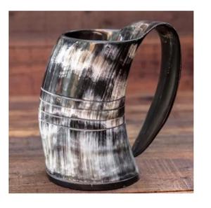 Taza de cuerno vikingo nórdico seguro para alimentos de la mejor calidad, tazas de cerámica artesanales naturales al mejor precio, tazas de cerámica de cuerno Natural de búfalo - Product Image 6