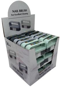 Brosse de nettoyage d'ongles écologique de haute qualité, multifonctionnelle, portable, durable, avec manche en plastique et poils en nylon - Product Image 5