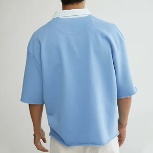 Polo de sécurité à logo réfléchissant Polo de sécurité en coton coupe classique Polos de sécurité T-shirt de travail Polos décontractés personnalisés - Product Image 2