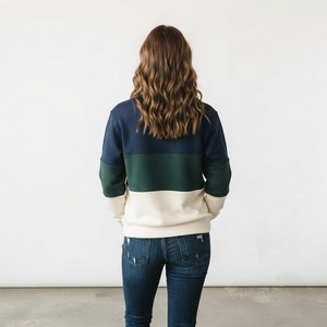 Conjunto Deportivo HAWK EYE para Mujer, Otoño/Invierno, Sudadera con Capucha y Hombros Caídos, Pantalones, 100% Algodón Felpa, Transpirable - Product Image 5