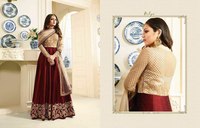 Style d'actrice de série TV dernière nouvelle conception vrai miroir et pierre longueur de plancher robe indienne traditionnelle/Salwar Kameez à vendre