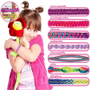 Kit de Fabricación de Pulseras de Plástico DIY para Niñas, Kit de Joyería en Caja - Product Image 5
