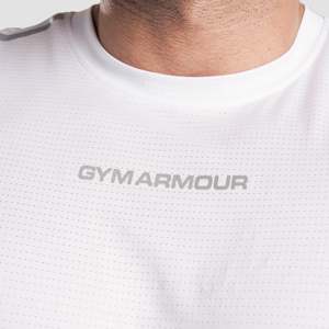 Débardeur réfléchissant blanc pour homme - Product Image 5