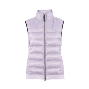 Chaleco acolchado ecuestre acolchado Ribete acanalado Núcleo térmico Diseño frontal abotonado Elegante clima frío Capas Primavera transpirable - Product Image 1