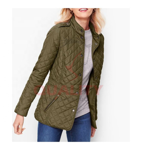 Lightweight womens horse riding <b>coat</b> built with stretch material durable <b>stitching</b> moisture control lining secure closure - Product Image 2