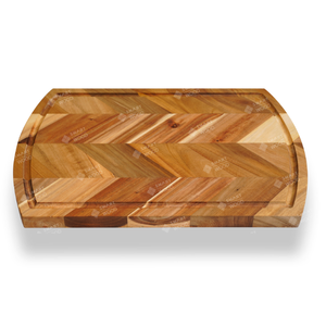 Planche à découper en acacia de qualité supérieure - Design rectangulaire avec poignée - Vente en gros et au détail - Product Image 5