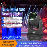 BL380B 380W cabeza móvil alto brillo haz de luz de escenario Zoom Sharpy haces colgantes luces para discoteca Club Bar boda concierto Dj