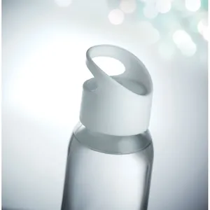 Gobelet en verre PRAGUE personnalisé avec un design minimaliste, bouteille d'eau de voyage transparente unisexe pour un style individuel - Product Image 4