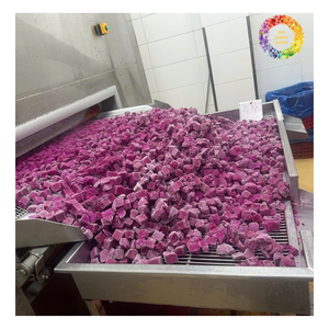 Dulce sabor IQF fruta de dragón roja/blanca congelada, dados de Pitaya congelados, cubos y puré para bebidas, batidos, fruta de dragón congelada - Product Image 2
