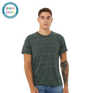 T-shirt à manches courtes pour homme, tendance estivale, col rond, tissu de haute qualité, pur coton, décontracté - Product Image 1