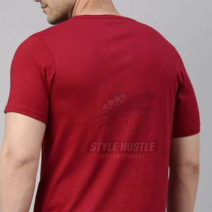 เสื้อยืดเฮนลีย์ดีไซน์ใหม่สำหรับผู้ชาย เสื้อยืดเฮนลีย์ลำลองสำหรับผู้ชาย เสื้อยืดเฮนลีย์สำหรับฤดูร้อนสำหรับผู้ชาย ขายส่ง - Product Image 5