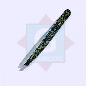 Haute qualité conception personnalisée Graftable sourcil cheveux plumer pince à épiler en acier inoxydable épilation pince à épiler outil de beauté - Product Image 3