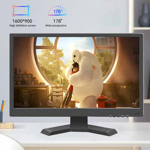 Moniteur d'ordinateur de bureau noir de 19,5 pouces - Écran LCD IPS adapté aux bureaux professionnels et aux configurations de jeu à domicile - Product Image 2