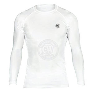 Venta directa de fábrica Hombres Rash Guard Mejor precio Bajo Moq Mangas largas Hombres Rash Guard - Product Image 1