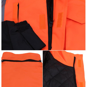 Veste de travail d'hiver haute visibilité classe 2 imperméable pour hommes Construction haute visibilité Vêtements de sécurité réfléchissants haute visibilité pour la sécurité - Product Image 5
