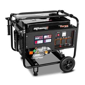 เครื่องกำเนิดไฟฟ้าเบนซิน Sp Tools 6.8kva 13 แรงม้า รุ่น Spg6800 สตาร์ทอัตโนมัติ 50/60hz 24v 5kw/5.5kw รีโมท ควบคุมระยะไกล ช่องจ่ายไฟ DC เดี่ยว 110v/220v/240v - Product Image 1