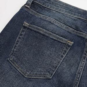 High Quality Ladies Cotton Ankle Length Pant <b>Women</b> Casual Breathable Denim <b>Jeans</b> Silver Buttons Embroidery Washed Premium Wear - Product Image 5