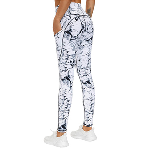 Leggings de yoga écologiques, respirants et très élastiques, pantalons de sport tendance avec couleurs et logo personnalisés, séchage rapide, service OEM/ODM - Product Image 5