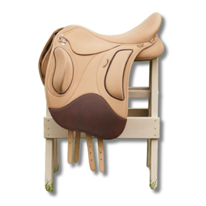 Selle anglaise en cuir artisanale, saut d'obstacles, dressage et saut d'obstacles, selle d'équitation avec étriers - Product Image 3