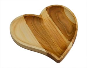 Plateau en bois en forme de coeur pour bijoux nouveau dernier plateau design en naturel fini pour les prix de vente entiers dans la meilleure qualité woodentray - Product Image 1