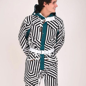 Traje de esquí y snowboard de una pieza impermeable para hombre, de secado rápido y resistente al viento con cierre de cremallera, monos transpirables - Product Image 2