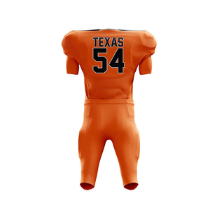 Uniforme de fútbol americano de manga corta de alta calidad para adultos Uniforme deportivo transpirable de impresión personalizada - Product Image 3