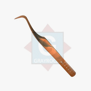 Pince à épiler d'extension de cils de couleur personnalisée pince à cils en acier inoxydable de qualité supérieure - Product Image 2