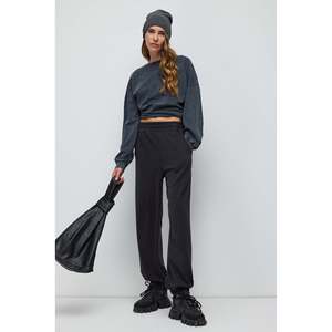 Pantalones Deportivos de Mujer en Viscosa/Poliéster Suaves al Tacto, Sin Arrugas y Sedosos - Product Image 3