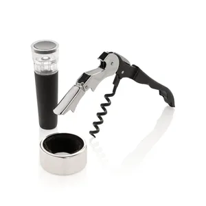 Personalized 3-Piece Wine Sommelier <b>Set</b> Premium <b>Beverage</b> <b>Serving</b> Gadgets - Product Image 1