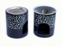 Lámpara quemador de aceite artesanal india no eléctrica de alabastro, difusor de aroma, calentador de velas, quemador de incienso, esencia EU OBA-169