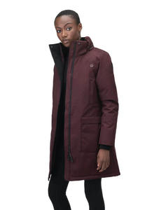 Parka d'hiver matelassée respirante à capuche Merideth pour femme Merideth Furless avec chapeau détachable - Product Image 6