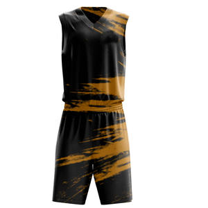 Ensemble de maillot et short de basket-ball pour hommes, respirant, léger, à séchage rapide, vêtements de sport athlétiques pour entraînement d'équipe et match - Product Image 3