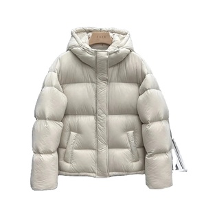 New Top Notch <b>Women</b> Zipper Jacket Stylish Wholesale Hooded Winter Jacket OEM Premium Puffer Jacket Manufacturer - Product Image 5