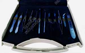 Ensemble d'instruments de chirurgie striée instruments pour les yeux chirurgie de la cataracte ophtalmologie micro instruments ciseaux - Product Image 6