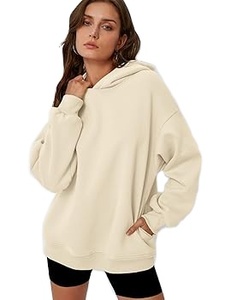 Sudadera con capucha de gran tamaño para mujer personalizada más vendida, ropa informal, el mejor Material usado, sudaderas con capucha de gran tamaño transpirables para mujer - Product Image 3