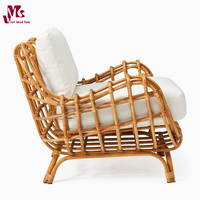 Fauteuil d'appoint en rotin, design bohème moderne, mobilier pour la maison, salon, chambre, cuisine, salle à manger et extérieur