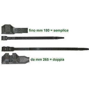 Paquete de 100 Bridas de Nylon para Cables de 2.5mm, Plástico con Cierre Reutilizable - 3473SE 750 - Product Image 1