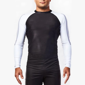 Alta calidad diseño personalizado poliéster Rash Guard transpirable sublimación impresa para hombres personalizado BJJ equipo de alta visibilidad - Product Image 1